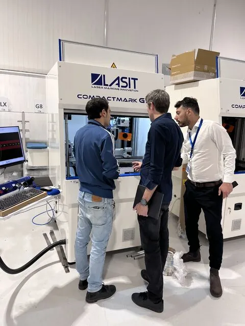 Réception de la CompactMark G9 chez LASIT
